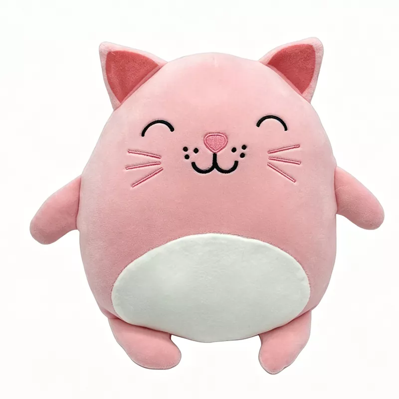 Разтегната плюшена играчка Squishy с котка